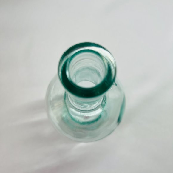 Vetreria Etrusca VE Spirit Wine Bottle Vintage Green Glass Made in Italy 16 oz - Picture 8 of 9